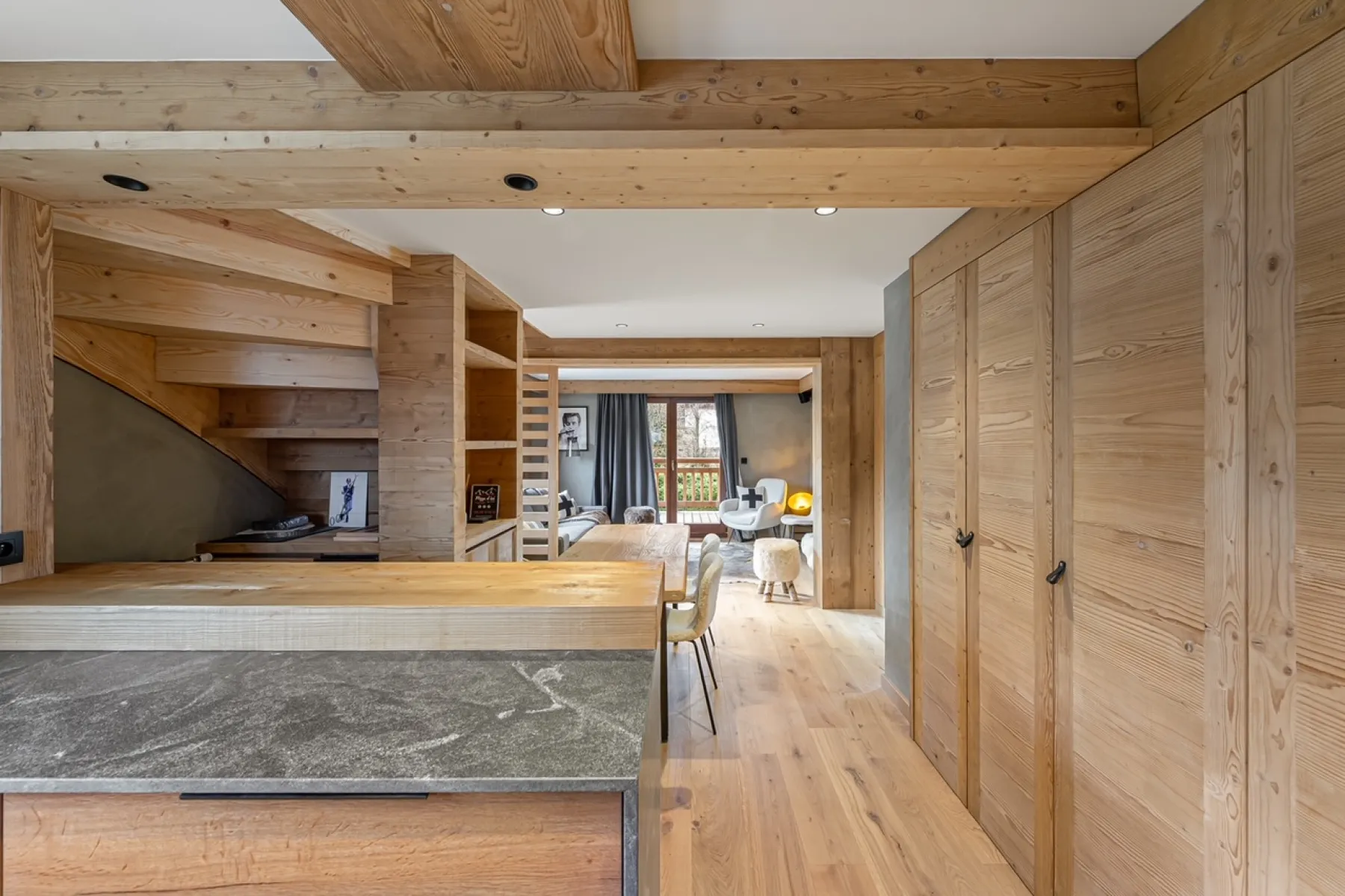 Architecture d’intérieur d’un Appartement à Megève