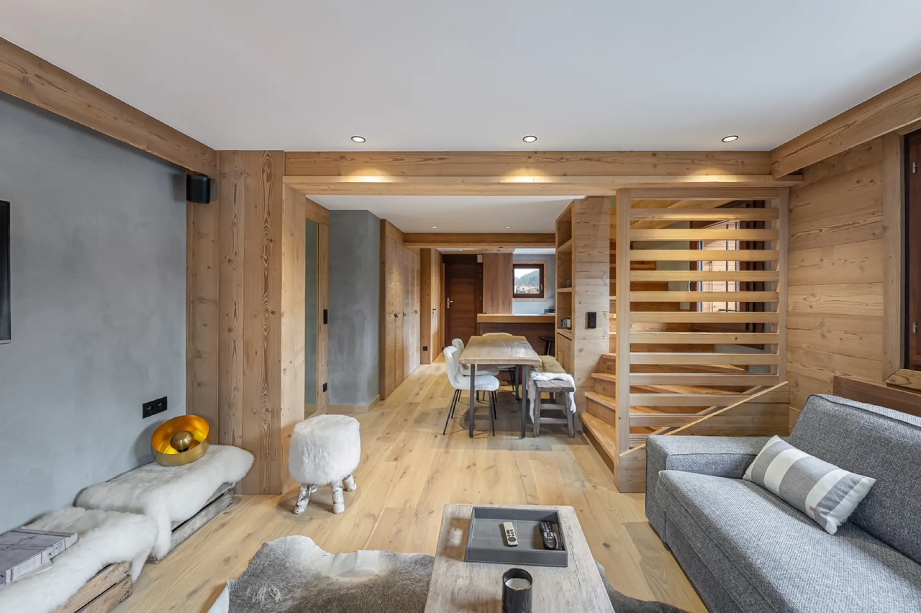 Architecture d’intérieur d’un Appartement à Megève