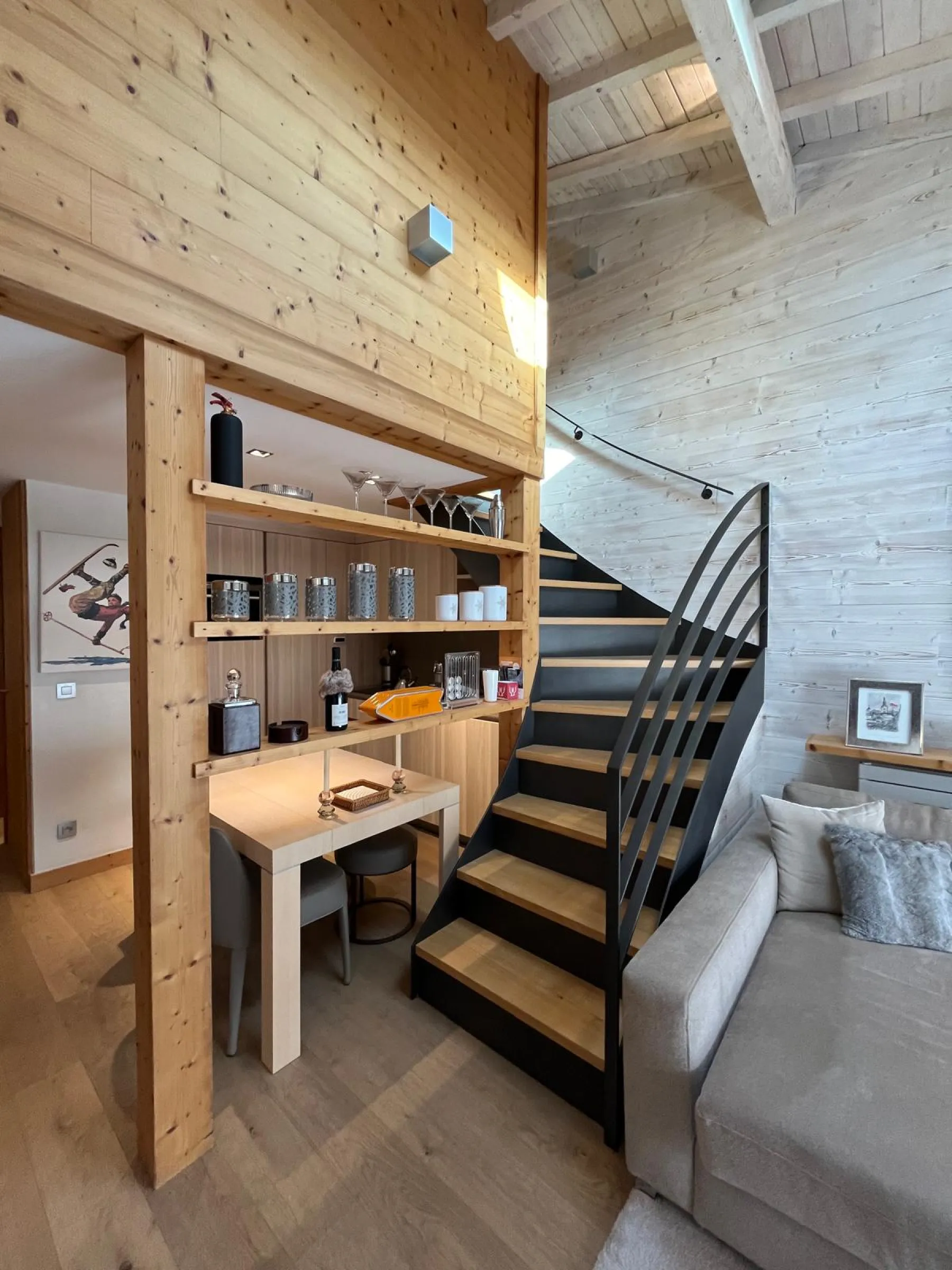 Architecture d’intérieur d’un Appartement à Megève