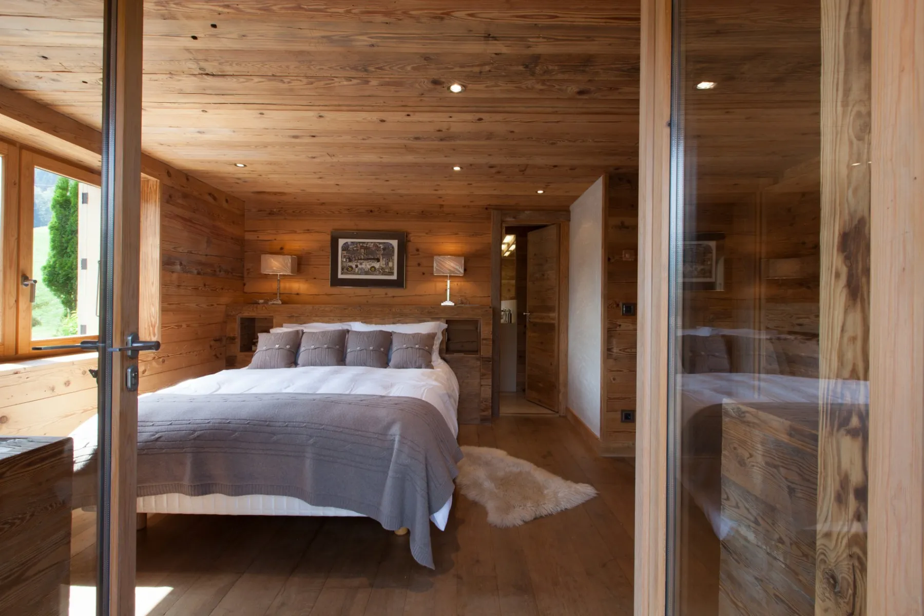 Rénovation complète d’un chalet à Megève (Intérieur)