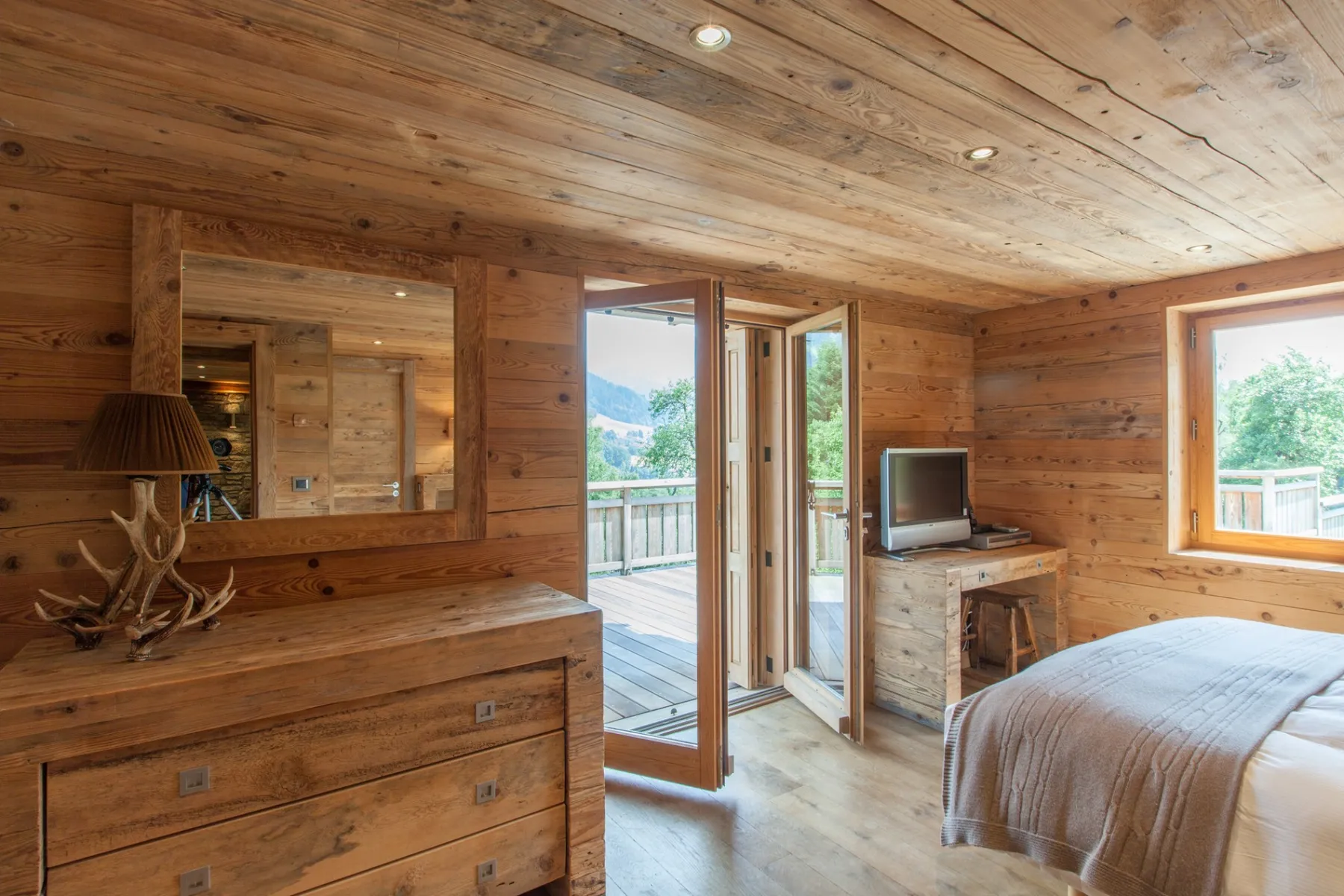 Rénovation complète d’un chalet à Megève (Intérieur)