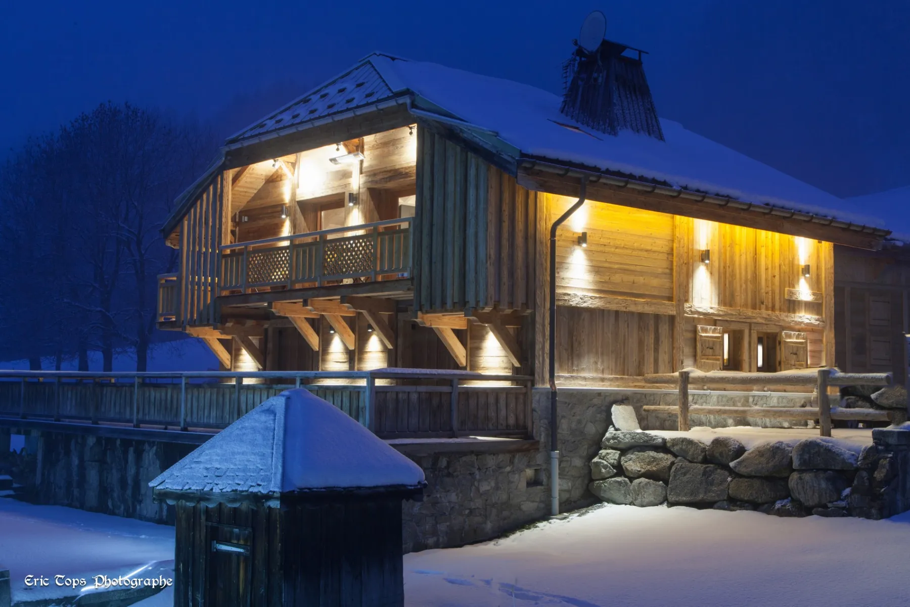 Rénovation bardage bois extérieur d’un chalet à Megève