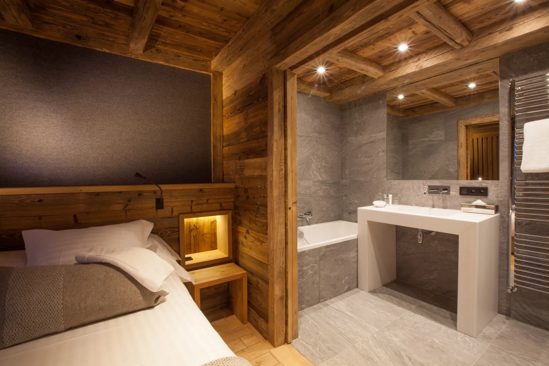 Architecture d’intérieur d’un Hôtel à Megève